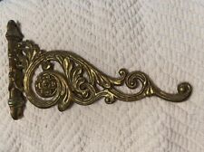 Vintage Solid Brass Ornate Bracket Hook picture