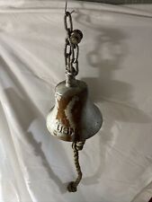 Vintage USN United States Navy Brass Nautical Ship Boat Bell WWII picture
