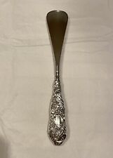 Vintage Sterling Silver Shoe Horn Fish Scale Motif Signed D&E picture