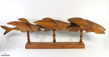 Pitcairn Island Carved Shoal of Flying Fish picture