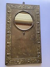 Vintage Tin Wall Mirror w/Hook picture