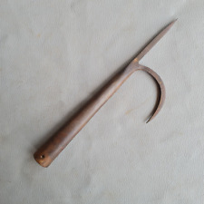 VTG 19th c large Fishing Harpoon spear tip fisherman / nautical hunting tool picture