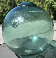 Kanji Kita North Marked Japanese Large Round Glass Fishing Float Buoy picture