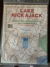 Vintage Lake Nickajack Atlantic Topographic Map picture