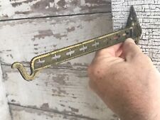 EXTREMELY RARE  BRASS EASTLAKE SWINGING PLANT HOOK picture