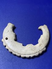 CALCIFIED  CALEDON JADE FISH PENDANT. WESTERN CHOU PERIOD, 1046-771 BC picture
