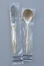 Wallace Sterling Silver Dawn Mist Soup Spoon Trout Knife Lot Sealed picture