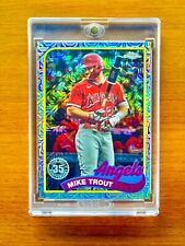 Mike Trout RARE MOJO REFRACTOR INVESTMENT CARD SSP TOPPS CHROME ANGELS HOF MINT picture