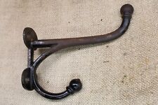 Old Coat Tack Large Harness Hook 5 3/4” Horse Barn Find Vintage Rusty Cast Iron picture
