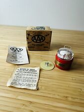 Vintage AAA COMPASS Dashboard w/Box AUTOMOBILE CAR BOAT PLANE RED NOS picture