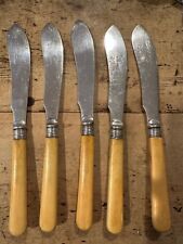 Antique Mappin & Webb Fish Knives with Bone Handles picture