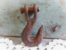 antique hook hand forged cast iron with pin picture