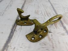 Antique Brass House Hardware Latch Hook Catch Lock picture