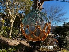 Large Netted Japanese Fishing Float with Sapphire Blue Seal - Working Float picture