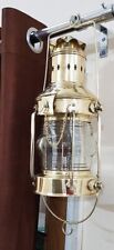 Vintage Brass Oil Lamp Maritime Ship Lantern-Anchor Boat Light Lamp Nautical picture