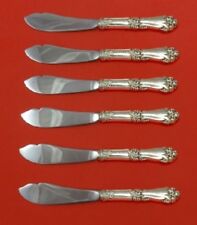 La Marquise By Reed and Barton Sterling Silver Trout Knife Set HHWS 6pc Custom  picture