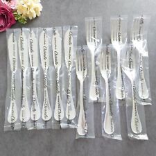 Christofle Perles Fish Knife Fork Unopened 12pcs Silverplate Flatware Brand New picture