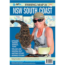 Australian Fishing Network New South Wales South Coast/Offshore Fishing Map picture