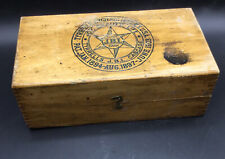 1903 Tyrrells Hygienic Inst. JBL Cascade    Medical Quackery   Antique Wood Box picture