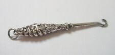 Antique Sterling Silver Repousse Glove Hook picture