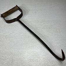 Vintage Antique Hay Hook w/ Wood Handle 15” Long Tool picture