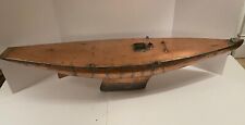 Pond Yacht Boat Antique Vintage Weighted Keel Copper Sheeting 41