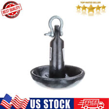 Mushroom Anchor, Vinyl Coated Cast Iron, Black, 8 Lbs., Boats Up to 10 Ft. picture