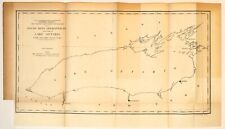 NEW YORK, CANADA, LAKE ONTARIO, POUND NETS, FISH Antique nautical map 1891 picture
