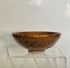 Antique Chinese Liao Dynasty Jizhou kiln tea bowl  brown glaze  three fish 辽代吉州窑 picture