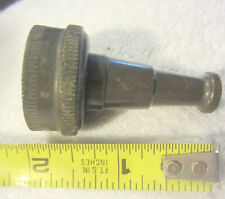 Vintage Nelson brass garden watering hose  tapered strong nozzle stream adapter picture