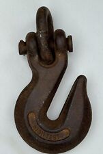 HIGH TEST CAST IRON  HOOK BLOCK & TACKLE HOOK 5/8 G43 picture