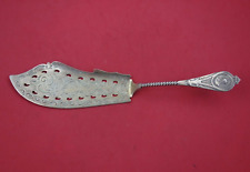 Medallion by Albert Coles Sterling Silver Fish Server brite-cut pierced 11 3/8