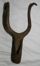 Vintage Hand Forged Iron Spiral Hook to go on end of pole picture