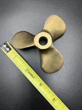 Small VTG 3” Solid Brass Prop Boat Propeller From Model Boat picture