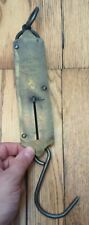 Excelsior Improved Spring Balance Antique Hanging 50 LB Brass Fish WEIGHING picture
