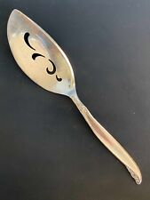 Vintage LEILANI Slotted Fish Pie Entre Server Silverplate 1847 Rogers Bros 8 1/2 picture