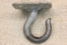 Old Plant Wall Hook Porch Ceiling Barn Hanger Vintage Galvanized Iron 2 X 2” picture