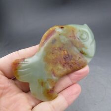 Chinese old  jade,noble collection,Hongshan culture, jade,fish,pendant N752 picture