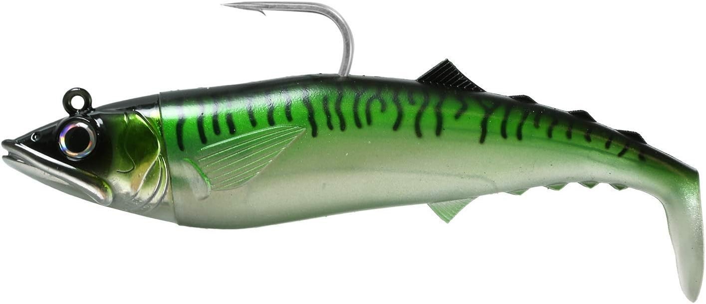 FishLab Mack Attack Soft Swimbait, 5 Inch Mackerel Fishing Lure for Saltwater