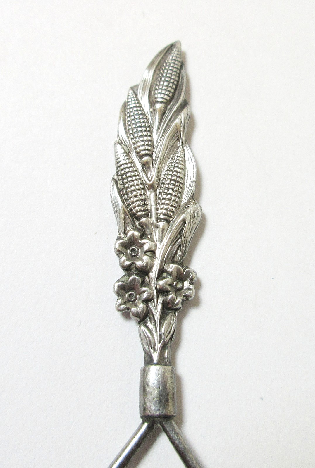 Antique Glove Button Hook Ears of Corn Sterling Silver