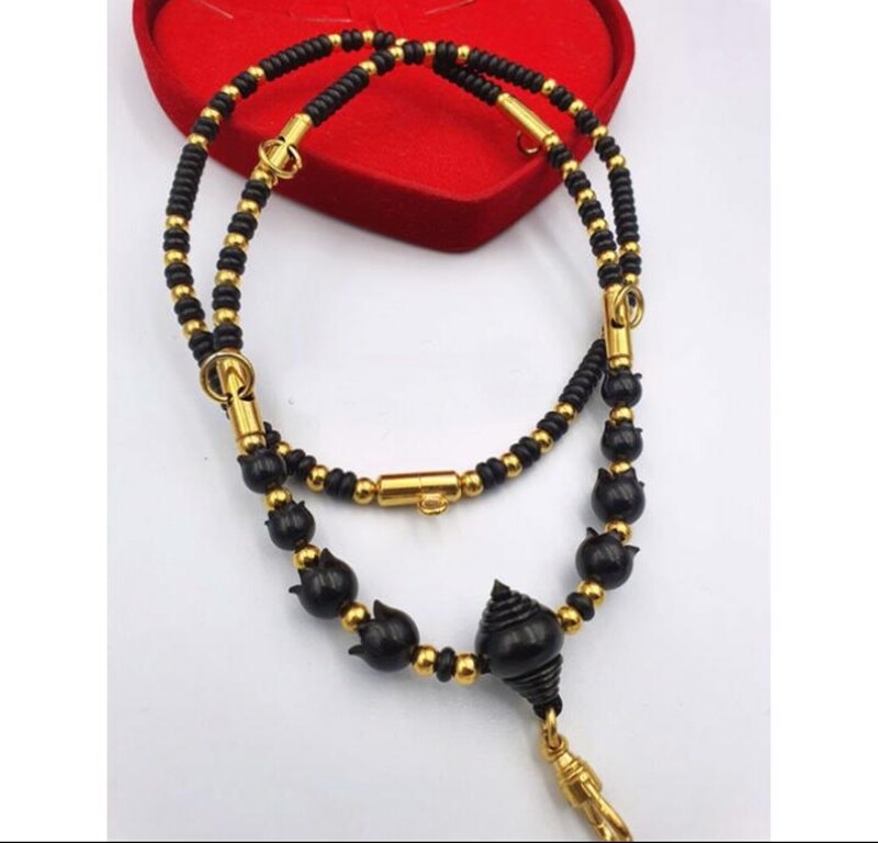 Necklace One Eye Coconut Shell 6 hook Thai Buddhist Amulet Handmade Pendant 24