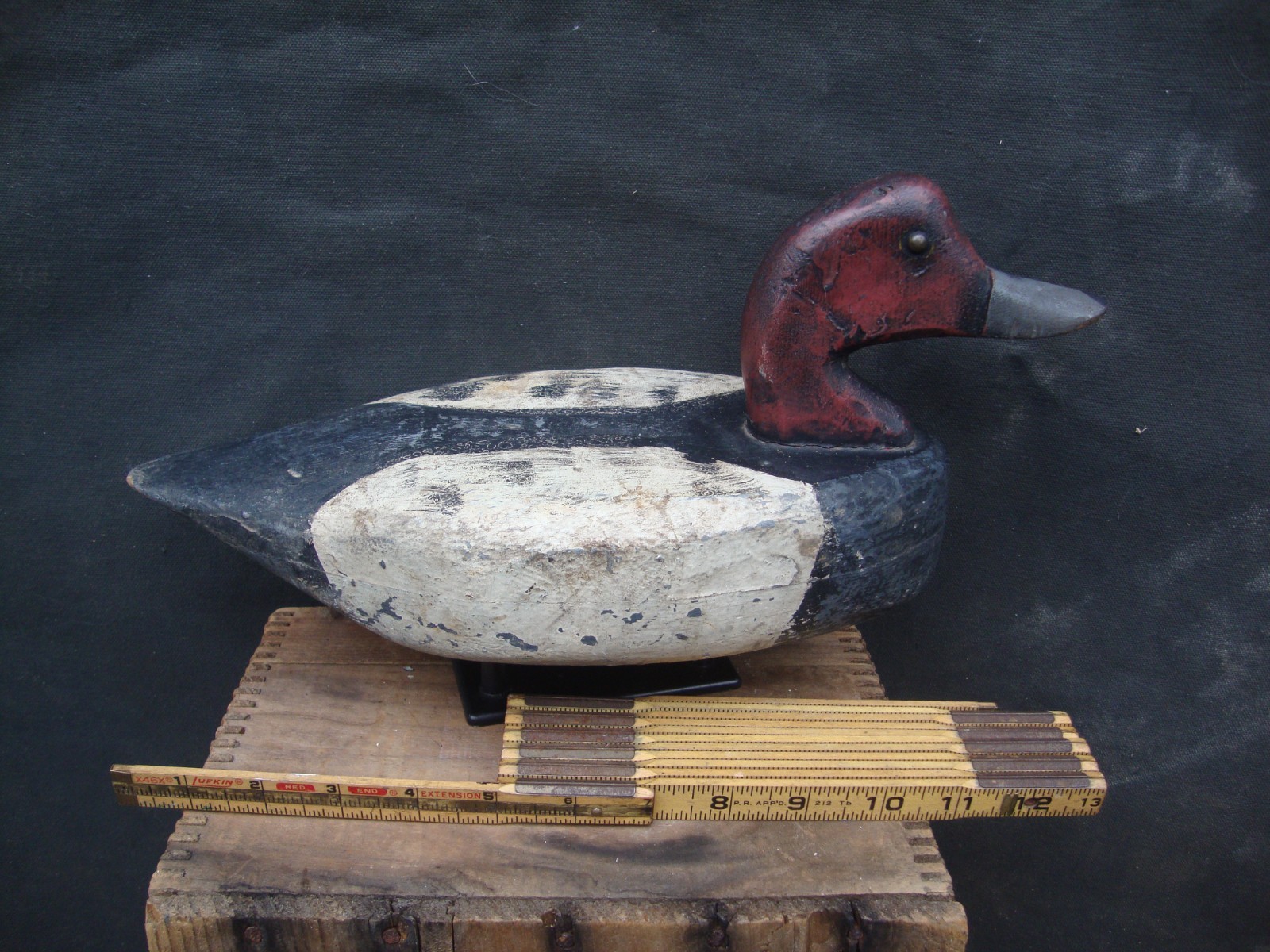 DRAKE REDHEAD  DECOY  ANTIQUE PRIMITIVE LURE