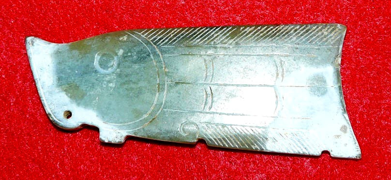 JADE FISH PENDANT in 