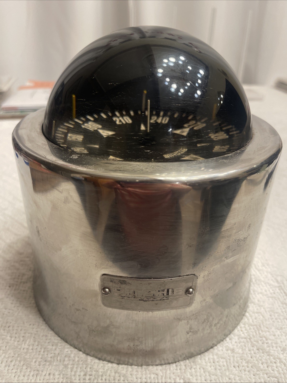 VTG Ritchie DR-5 Globemaster Binnacle Compass Stainless Steel Boat Marine NAV
