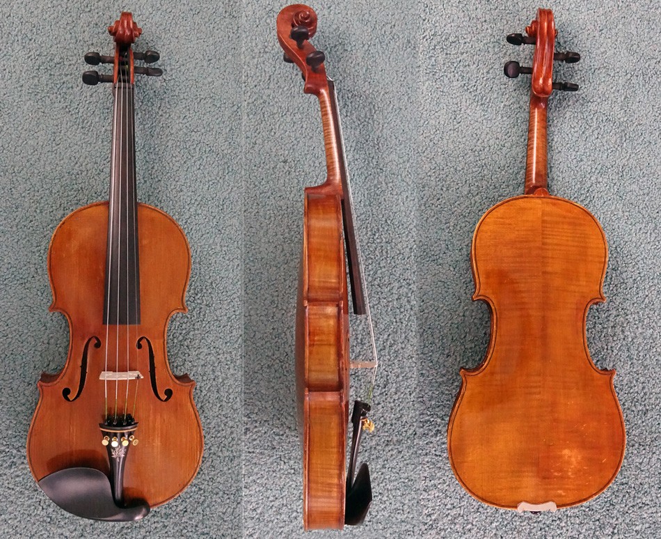 RESTORED G A PFRETZSCHNER 4/4 VIOLIN MARKNEUKIRCHEN GERMANY W/CASE - CIRCA 1930
