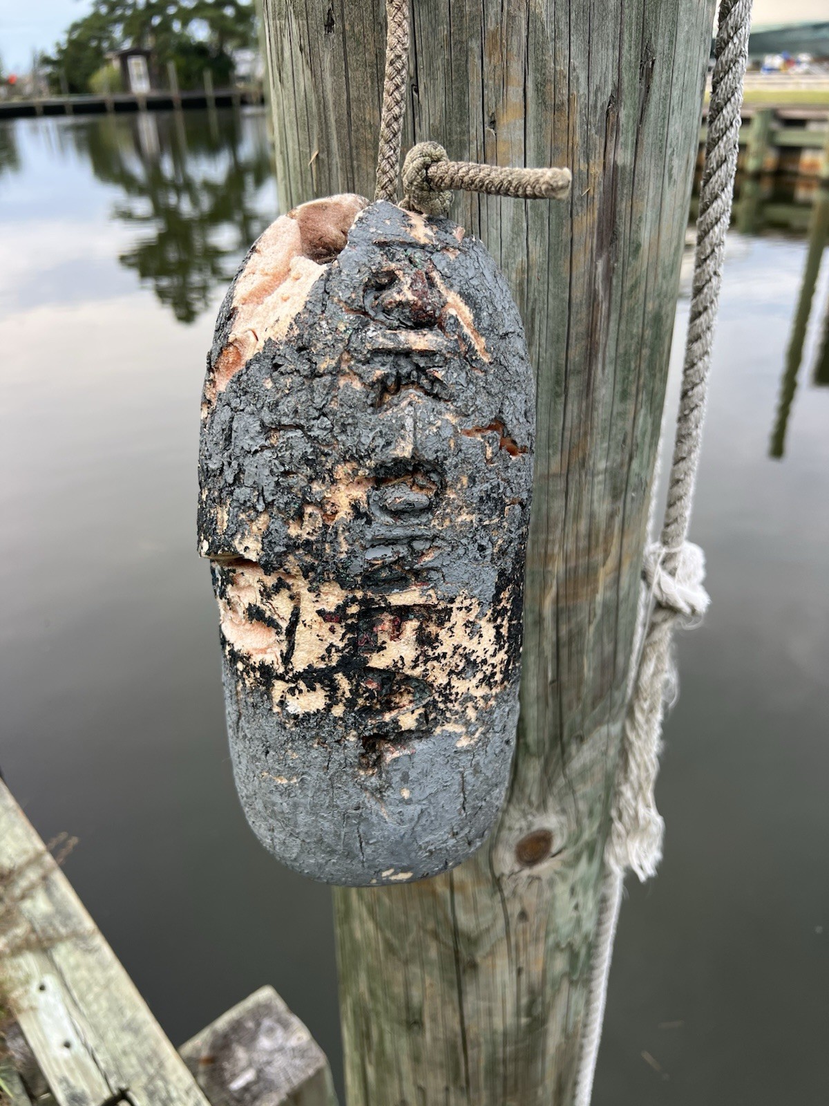 Old Crab Fish Pot Floats Buoys Nautical Coastal  Shabby Chic Decor OBX Authentic