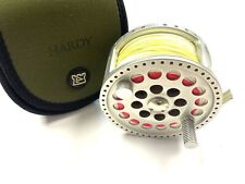 Hardy Angel 11/12 alloy salmon fishing reel 4.25″ with Hardy line and case picture