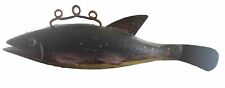 Large Hand carved & Hand Painted Ice Fishing Decoy picture
