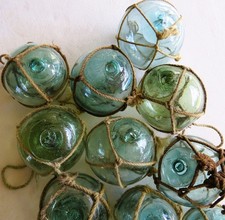 Baker's Dozen (13) Japanese Blown Glass Fishing Floats 2