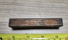 Vintage Letterpress Printing Block Bamboo? Fishing Rod picture